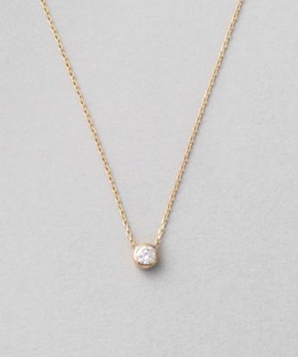 Ｋ１８　ダイヤモンド　０．２５ｃｔ　ネックレス「ブライト」