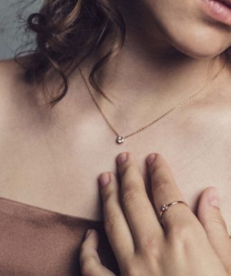 Ｋ１８　ダイヤモンド　０．３ｃｔ　ネックレス「ブライト」