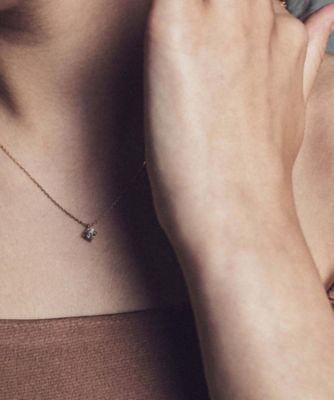 Ｋ１８　ダイヤモンド　０．５ｃｔ　ネックレス　「ブライト」