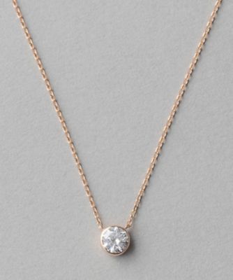 Ｋ１８　ダイヤモンド　０．５ｃｔ　ネックレス　「ブライト」