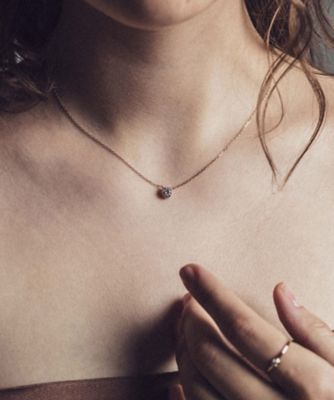 Ｋ１８　ダイヤモンド　０．５ｃｔ　ネックレス　「ブライト」