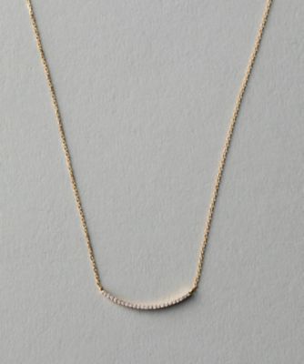 ＜ete bijoux (Women)＞Ｋ１８ＹＧ　パーティクル　ネックレス