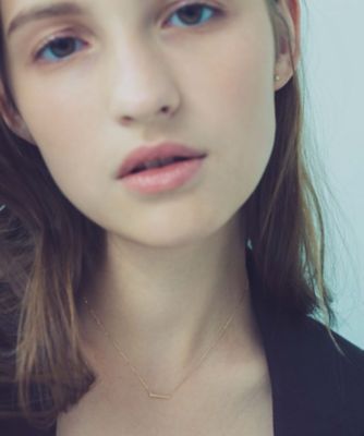 ete bijoux 18YG レイヤー バー ネックレス ete エテ ネックレス K18YG レイヤー バー ギフト ☆国内発送