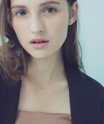K18YG レイヤー バー ネックレス | ete bijoux (Women
