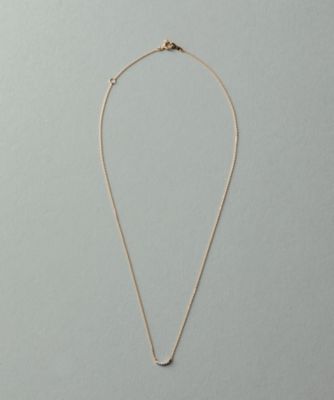 K18YG レイヤー ダイヤモンド ネックレス | ete bijoux