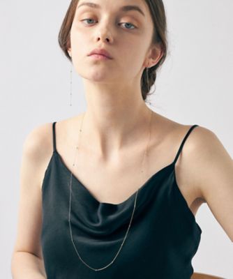 ete ロングネックレス K18YG e_Grain バイカラー グレイン 国内 org.jpg
