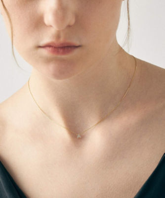 レタード］ K18YG ダイヤモンド ネックレス | ete bijoux