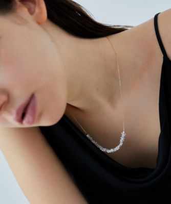 シャンデリア］ K18YG クォーツ ネックレス | ete bijoux (Women