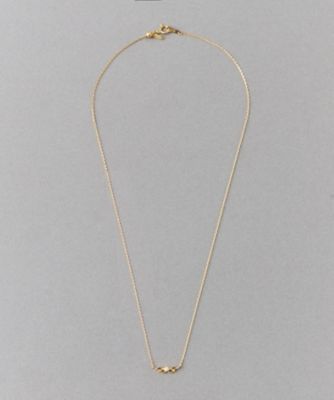 レースライン］ K18YG ダイヤモンド ネックレス | ete bijoux