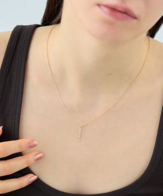 デュー］ K18YG ダイヤモンド ネックレス | ete bijoux (Women 