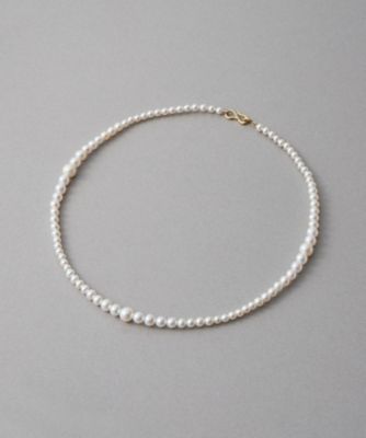 淡水パール］ K18YG チョーカー ネックレス | ete bijoux (Women