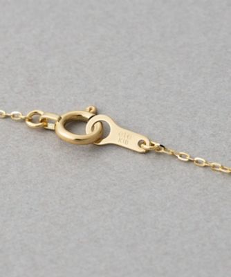 レイヤード］ K18YG ダイヤモンド ネックレス | ete bijoux