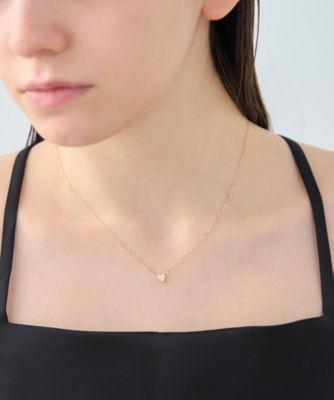 レイヤード］ K18YG ダイヤモンド ネックレス | ete bijoux