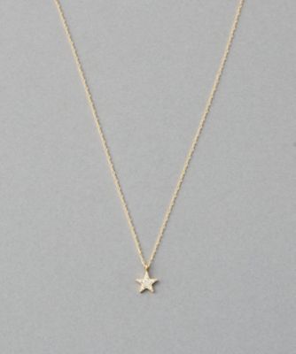 レイヤード］ K18YG ダイヤモンド ネックレス | ete bijoux