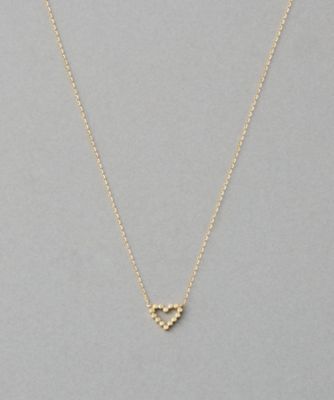 レイヤード］ K10YG クレセントムーン ネックレス | ete bijoux