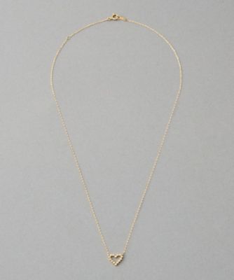 レイヤード］ K18YG ダイヤモンド ネックレス | ete bijoux