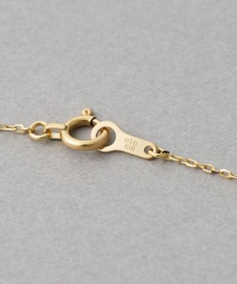 レイヤード］ K18YG ダイヤモンド ネックレス | ete bijoux