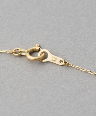 レイヤード］ K18YG ダイヤモンド ネックレス | ete bijoux