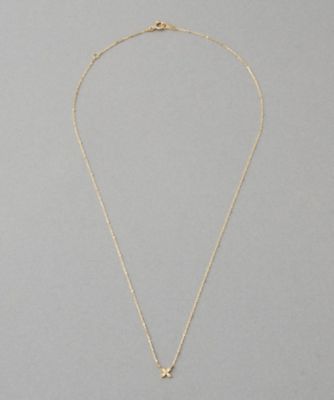 レイヤード］ K18YG ダイヤモンド ネックレス | ete bijoux