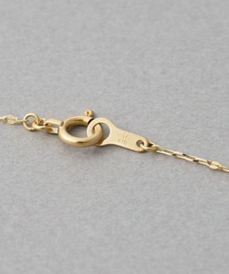 レイヤード］ K18YG ダイヤモンド ネックレス | ete bijoux
