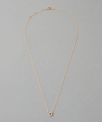 レイヤード］ K18YG ダイヤモンド ネックレス | ete bijoux