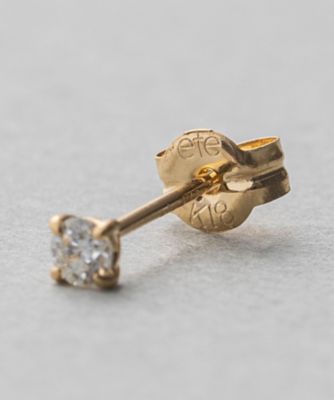 Ｋ１８　ダイヤモンド　０．１ｃｔ　ピアス「ブライト」