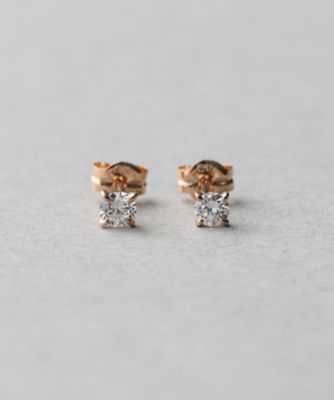 K18 ダイヤモンド 0．2ct ピアス「ブライト」 | ete bijoux
