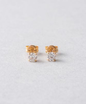 Ｋ１８　ダイヤモンド　０．３ｃｔ　ピアス「ブライト」