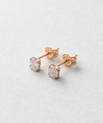Ｋ１８　ダイヤモンド　０．４ｃｔ　ピアス「ブライト」