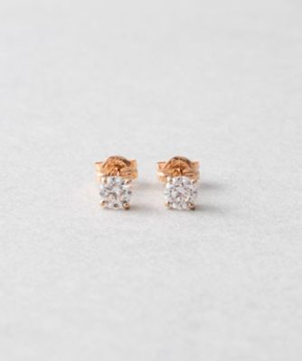 Ｋ１８　ダイヤモンド　０．４ｃｔ　ピアス「ブライト」