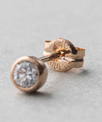 Ｋ１８ ダイヤモンド ０．２ｃｔ ピアス「ブライト」 | ファッション