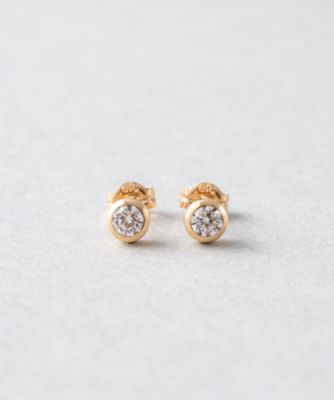 Ｋ１８ ダイヤモンド ０．３ｃｔ ピアス「ブライト」 | ファッション