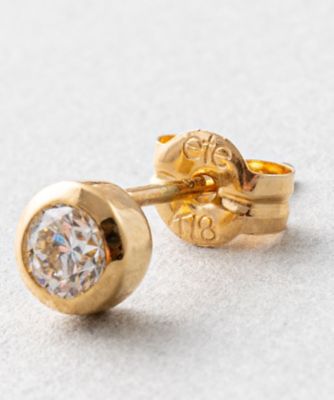 Ｋ１８　ダイヤモンド　０．３ｃｔ　ピアス「ブライト」