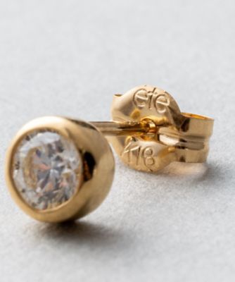Ｋ１８　ダイヤモンド　０．４ｃｔ　ピアス「ブライト」