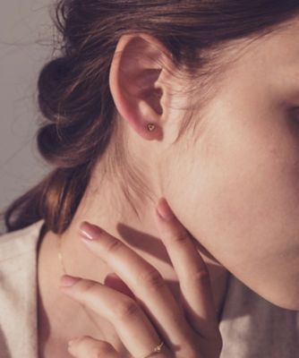 K18YG プチ ピアス | ete bijoux (Women)/エテ ビジュー