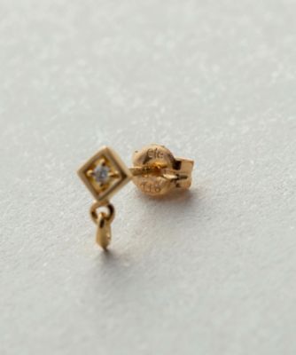 Ｋ１８ＹＧ　ダイヤモンド　ピアス