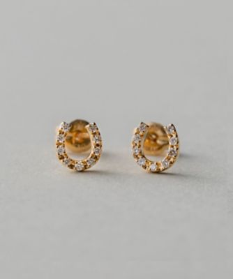 ＜三越伊勢丹/公式＞ ete bijoux (Women)/エテ ビジュー K18YG ホースシュー ダイヤモンド ピアス イエローゴールド ピアス・イヤリング【三越伊勢丹/公式】