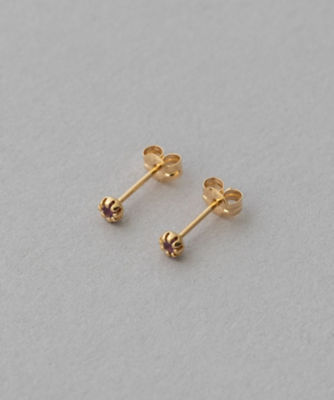 美品⭐︎ ete K18YG フルールピアス　アクアマリン 楽天市場】K18YG フルール ピアス(誕生石 1・2・3・6・8・10・11