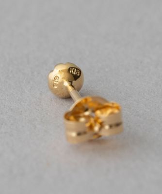 Ｋ１８ＹＧ　フルール　ピアス（誕生石　１・２・３・６・８・１０・１１・１２月）