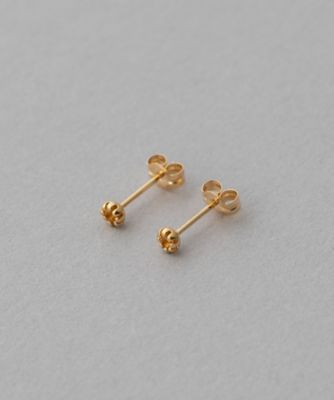Ｋ１８ＹＧ　フルール　ピアス（誕生石　１・２・３・６・８・１０・１１・１２月）