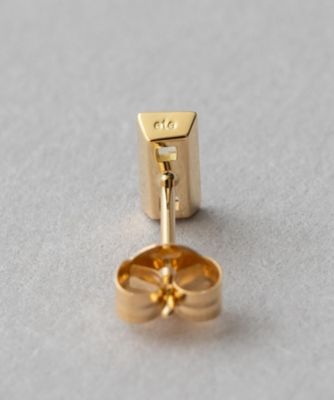 ［レクラン］　Ｋ１８ＹＧ　ナチュラルストーン　ピアス