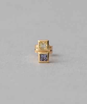 ＜三越伊勢丹/公式＞ ete bijoux (Women)/エテ ビジュー ［レクラン］ K18YG ナチュラルストーン ピアス B ピアス・イヤリング【三越伊勢丹/公式】