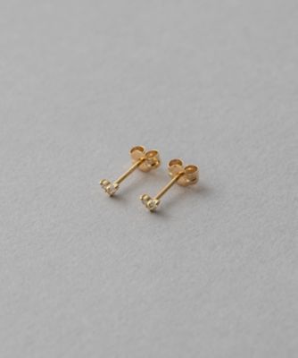 Ｋ１８ＹＧ　ダイヤモンド　ピアス