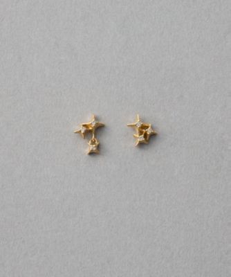 ete bijoux (Women)/エテ ビジュー [Winter Treat VERY MERRY] K18YG ダイヤモンド ホーリー ピアス イエローゴールド ピアス・イヤリング【三越伊勢丹/公式】