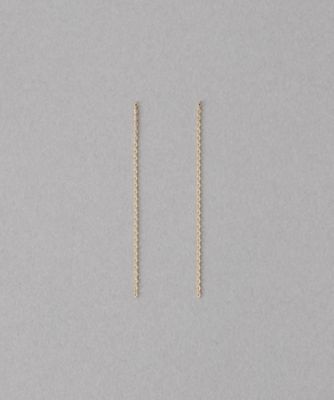 ete bijoux (Women)/エテ ビジュー K18YG ミラーカットチェーン ピアス イエローゴールド ピアス・イヤリング【三越伊勢丹/公式】