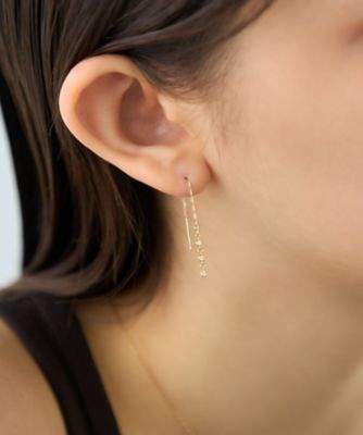 デュー］ K18YG ダイヤモンド ピアス | ete bijoux (Women)/エテ