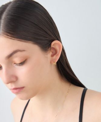 レースライン］ K18YG ダイヤモンド ピアス | ete bijoux (Women