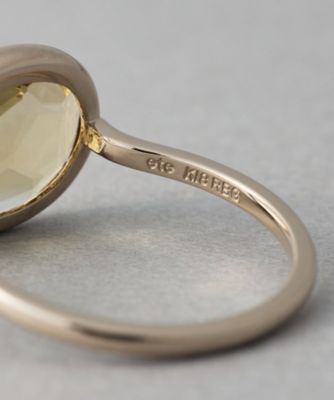 ete　リング デュー］ K18RBG シャンパンクォーツ リング | ete bijoux