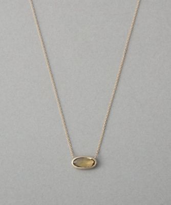 ＜ete bijoux (Women)＞［デュー］　Ｋ１８ＲＢＧ　シャンパンクォーツ　ネックレス