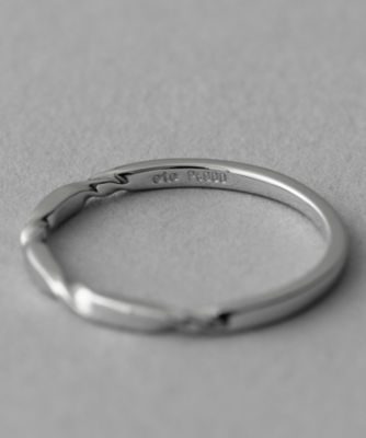 レイヤード］ PT900 ツイスト リング | ete bijoux (Women